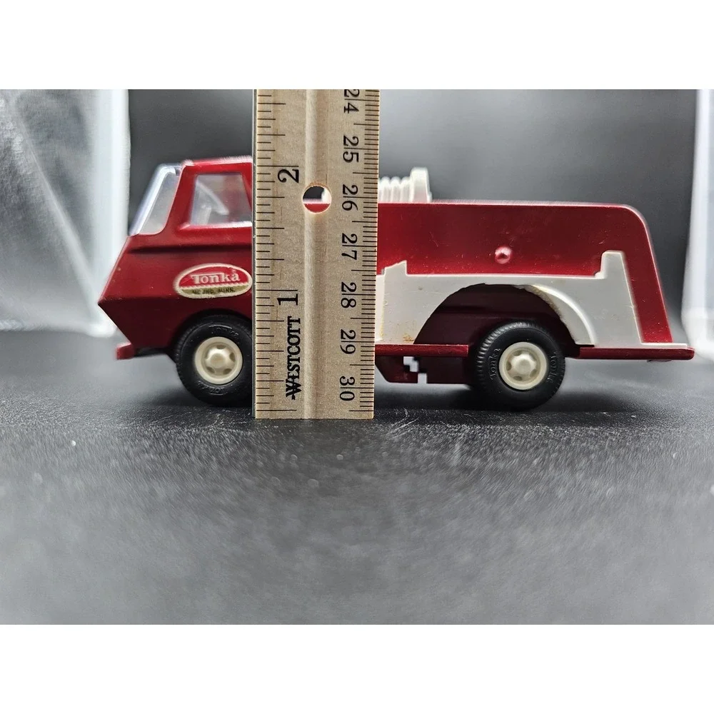 Vintage 1970's Tonka Fire‎ Truck Emergency Pumper Red Pressed Steel - No Ladders
